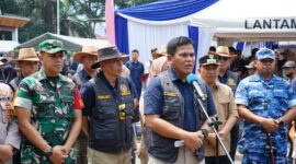 Kasal Laksamana TNI Muhammad Ali menghadiri Bhakti Sosial Alumni AAL Moro 3993 di Palabuhanratu,