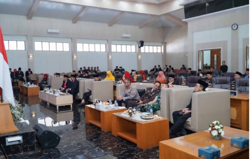 DPRD Kabupaten Sukabumi gelar Rapat Paripurna ke-32 untuk mendengarkan Pidato Kenegaraan Presiden RI