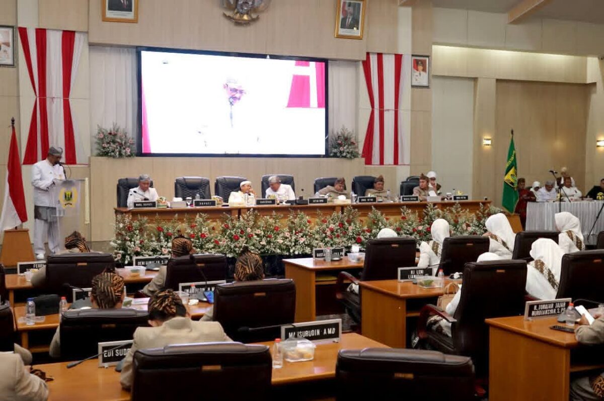Rapat Paripurna Istimewa DPRD Kabupaten Sukabumi dalam rangka Hari Jadi ke-155
