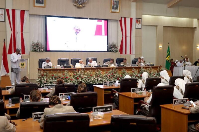 Rapat Paripurna Istimewa DPRD Kabupaten Sukabumi dalam rangka Hari Jadi ke-155