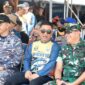 Wakil Bupati Sukabumi H. Andreas membuka Badong Fishing Tournament di Pantai Sangrawayang.