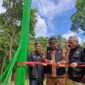 Jembatan Gantung Leuwi Sintok resmi diresmikan Bupati Sukabumi H. Asep Japar.