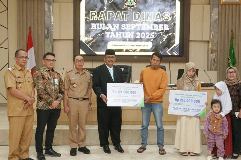 Bupati Sukabumi H. Asep Japar memimpin Rapat Dinas September 2025 di Aula Setda Kabupaten Sukabumi.