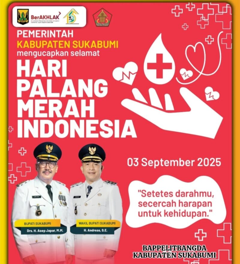 Bappelitbangda Kabupaten Sukabumi dorong sinergi pembangunan dan kemanusiaan di momentum Hari PMI.