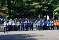 Dishub Kabupaten Sukabumi turut serta dalam Upacara Peringatan Hari Kesaktian Pancasila 2025