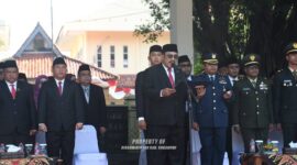 Dinas Perikanan Kabupaten Sukabumi turut serta dalam Upacara Peringatan Hari Kesaktian Pancasila