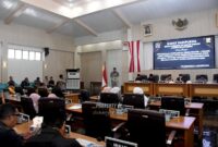 Dinas Perikanan Kabupaten Sukabumi menghadiri Rapat Paripurna DPRD