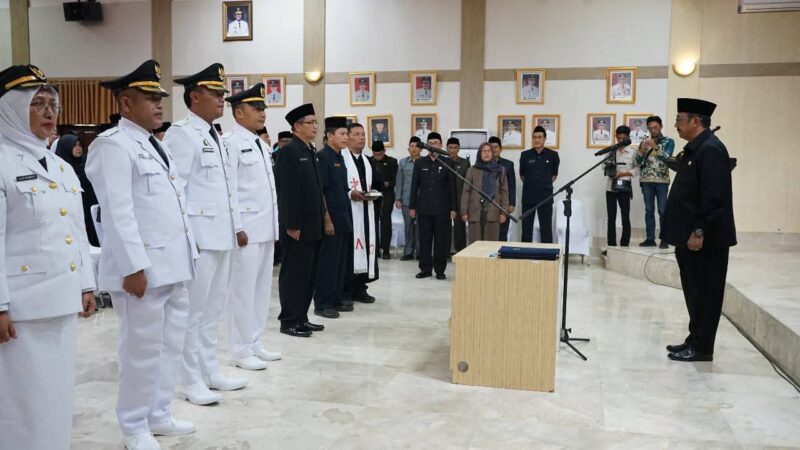 Mubtadi Latip, S.IP. resmi dilantik sebagai Kepala Dinas Perhubungan Kabupaten Sukabumi