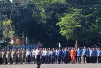 Dinas Damkar Kabupaten Sukabumi turut hadir dalam Upacara Peringatan Hari Kesaktian Pancasila 1 Oktober 2025