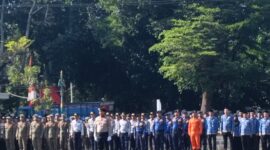 Dinas Damkar Kabupaten Sukabumi turut hadir dalam Upacara Peringatan Hari Kesaktian Pancasila 1 Oktober 2025