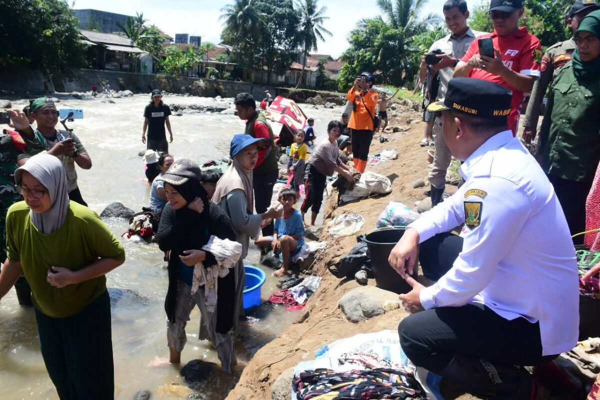 Dinas Pertanian Kabupaten Sukabumi turun langsung meninjau lahan pertanian terdampak banjir