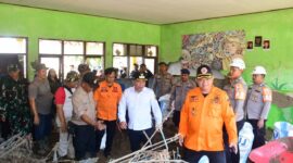 Dinas Perikanan Kabupaten Sukabumi bergerak cepat meninjau wilayah terdampak banjir