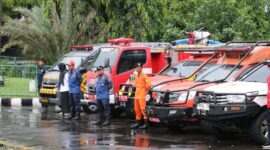 Dinas Pemadam Kebakaran dan Penyelamatan Kabupaten Sukabumi siap siaga menghadapi potensi bencana.