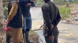 Dinas Pertanian Kabupaten Sukabumi turun langsung meninjau lahan pertanian terdampak banjir.