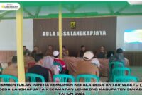 Langkah awal menuju Pilkades PAW