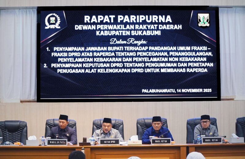 Rapat Paripurna ke-42 DPRD Kabupaten Sukabumi