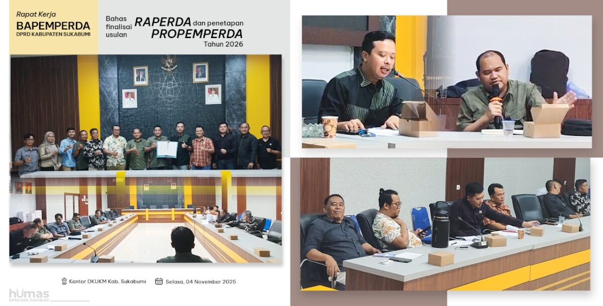 Bapemperda DPRD Sukabumi rampungkan 13 Raperda untuk Propemperda 2026