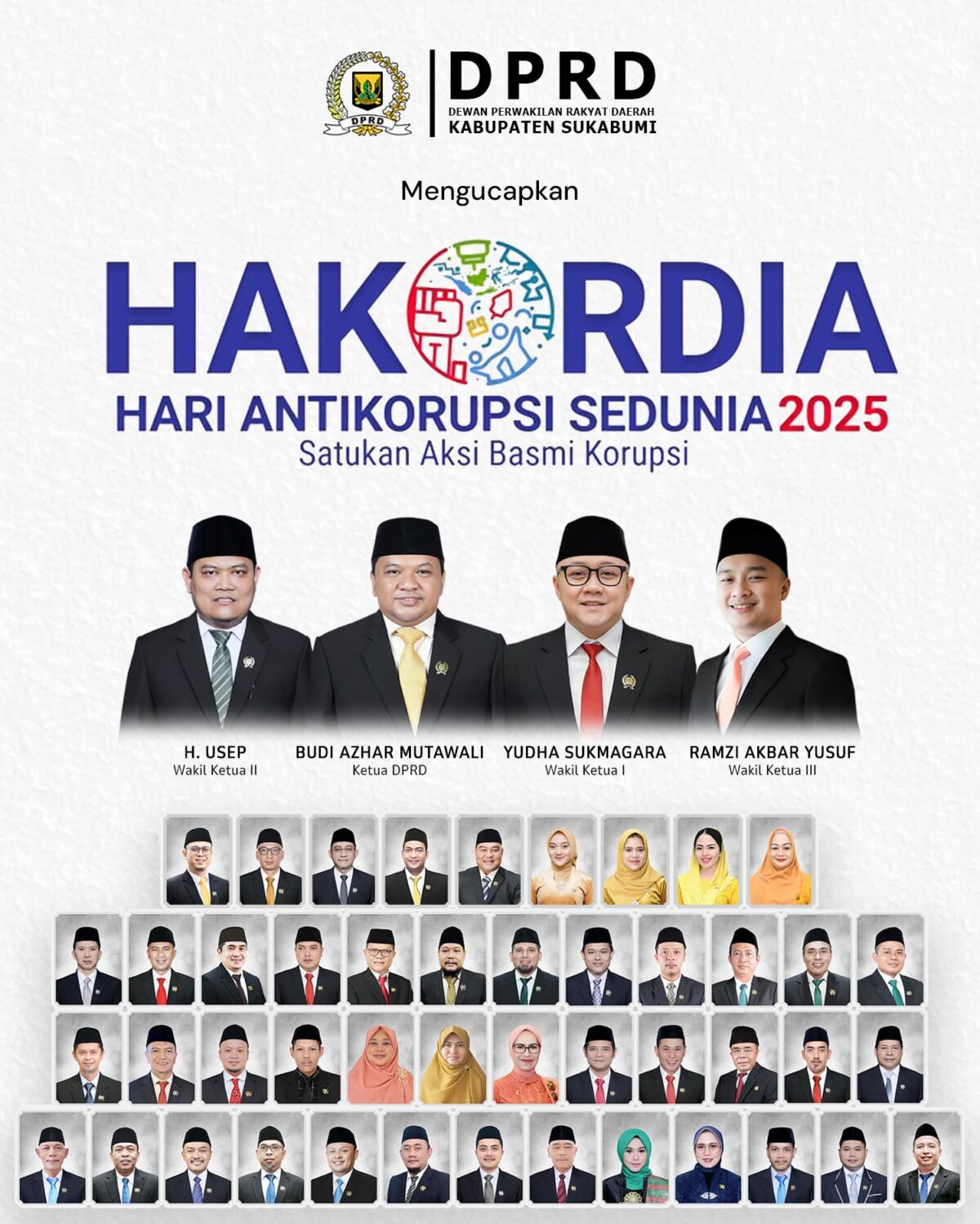 Peringatan Hari Antikorupsi Sedunia menjadi Momentum penguatan komitmen dalam mewujudkan pembangunan yang berintegritas.