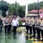 Polres Sukabumi menggelar apel gelar pasukan Operasi Kepolisian Terpusat Lilin Lodaya 2025