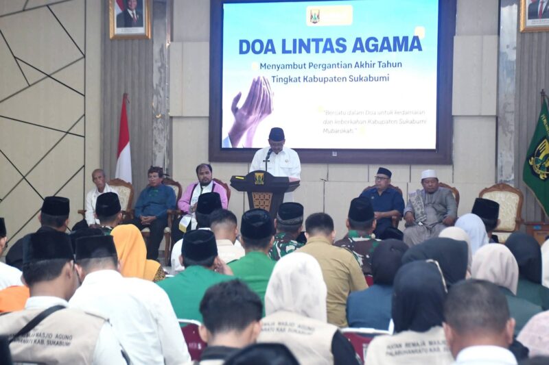 Pemerintah Kabupaten Sukabumi menggelar doa lintas agama