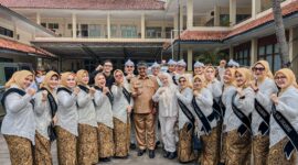 Bapeni Korpri Kabupaten Sukabumi ikut memeriahkan pelantikan Ketua APDESI