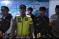 Polsek Caringin bersama Forkopimcam menggelar Operasi Pekat dalam rangka cipta kondisi menjelang malam pergantian tahun.