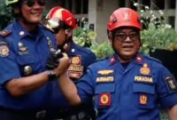 Damkar Kabupaten Sukabumi gelar latihan gabungan