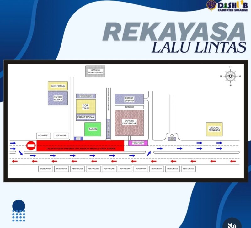 Rekayasa lalu lintas diberlakukan untuk mendukung kelancaran pelantikan PPPK