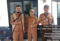 Kades Bumiwangi menyampaikan apresiasi kepada UPTD SDA Citarum