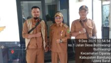Kades Bumiwangi menyampaikan apresiasi kepada UPTD SDA Citarum