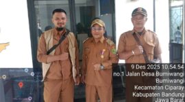 Kades Bumiwangi menyampaikan apresiasi kepada UPTD SDA Citarum