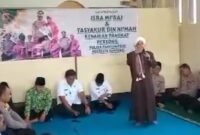 Polsek Pameungpeuk menggelar peringatan Isra Mi’raj Nabi Muhammad SAW