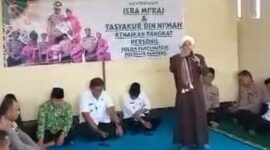 Polsek Pameungpeuk menggelar peringatan Isra Mi’raj Nabi Muhammad SAW