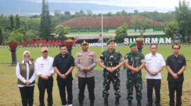 Danrem 061/Suryakancana Brigjen TNI Thomas Rajunio melaksanakan kunjungan kerja ke Kodim 0622.