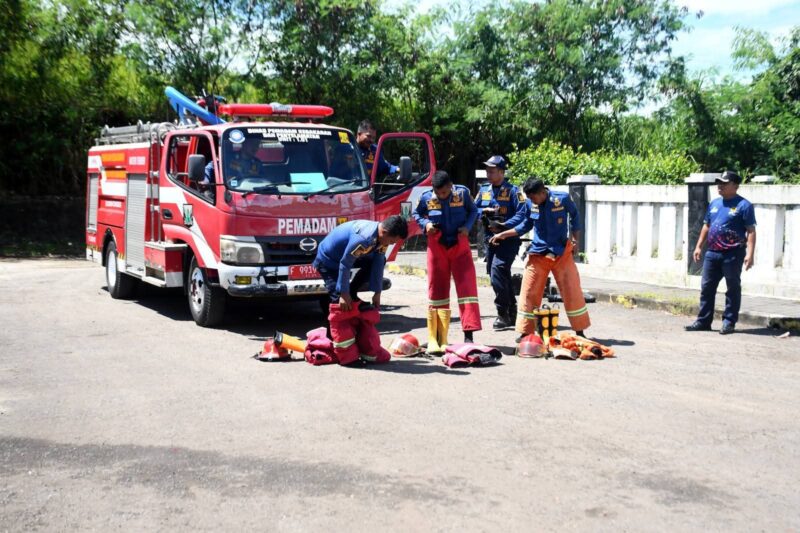 DPKP Kabupaten Sukabumi terus memperkuat kesiapsiagaan personel