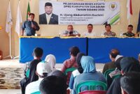Anggota DPRD Kabupaten Sukabumi dari Fraksi Golkar, H. Ujang Abdurohim Rochmi,