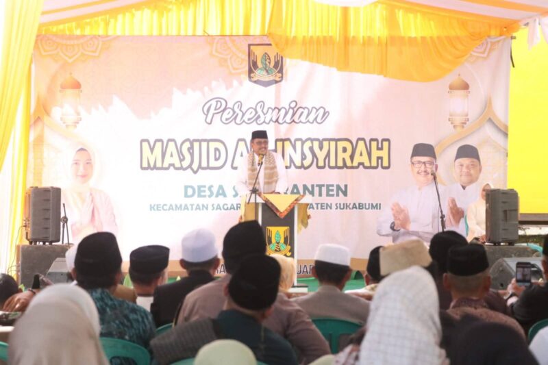 Peresmian Gedung Serbaguna Bale Binangkit di Desa Sagaranten 