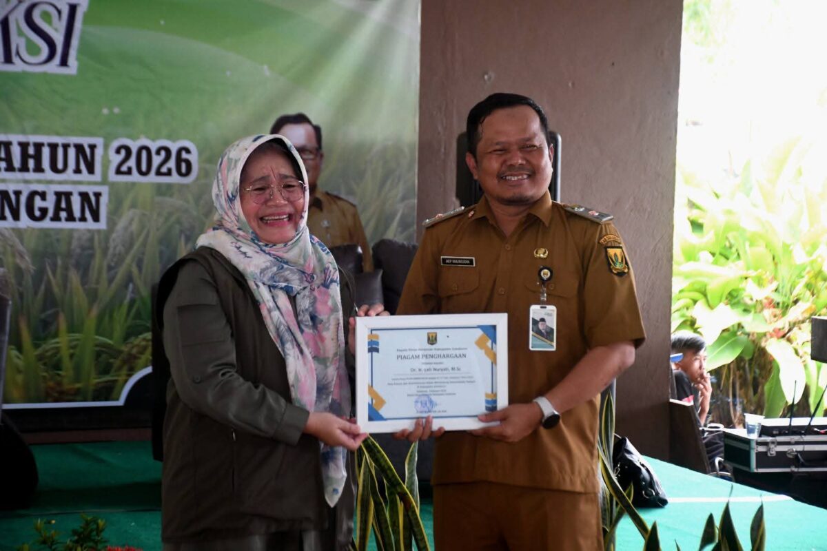 Dinas Pertanian Kabupaten Sukabumi menggelar Diseminasi Produksi dan Syukuran Swasembada Pangan Tahun 2025