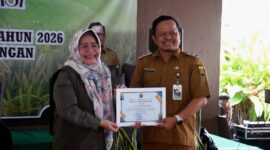 Dinas Pertanian Kabupaten Sukabumi menggelar Diseminasi Produksi dan Syukuran Swasembada Pangan Tahun 2025