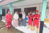 Respons cepat Damkarmat Kabupaten Sukabumi bersama P2BK Kecamatan Parungkuda
