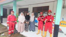 Respons cepat Damkarmat Kabupaten Sukabumi bersama P2BK Kecamatan Parungkuda