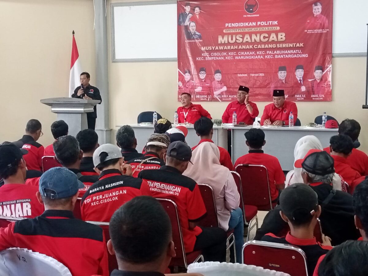 Muscab PDI Perjuangan digelar di Hotel Bayu Amarta dan berlangsung aman serta kondusif.