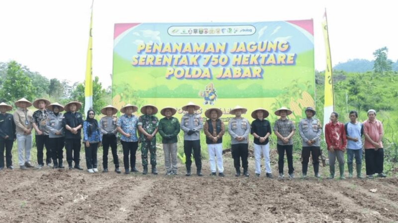 Dinas Pertanian Kabupaten Sukabumi mendukung pelaksanaan penanaman jagung