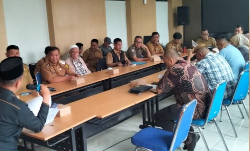 Komisi I DPRD Kabupaten Sukabumi menggelar rapat kerja bersama ATR/BPN,