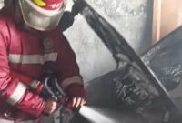 Respons cepat Dinas Damkarmat Kabupaten Sukabumi