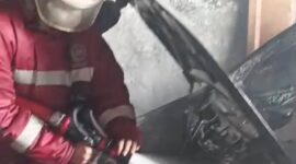 Respons cepat Dinas Damkarmat Kabupaten Sukabumi