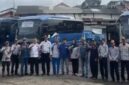 Dinas Perhubungan Kabupaten Sukabumi melakukan ramp check