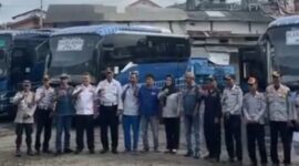 Dinas Perhubungan Kabupaten Sukabumi melakukan ramp check