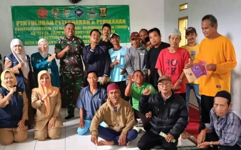 Sinergi TNI dan Dinas Peternakan Kabupaten Sukabumi
