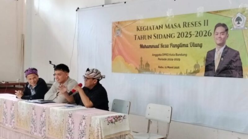 Anggota DPRD Kota Bandung dari Fraksi Golkar, Muhammad Reza Panglima Ulung,